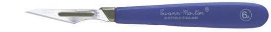 Swann Morton No 6A Acrylic Handle product No 1006 Sleeved or 9240 carded with Blades
