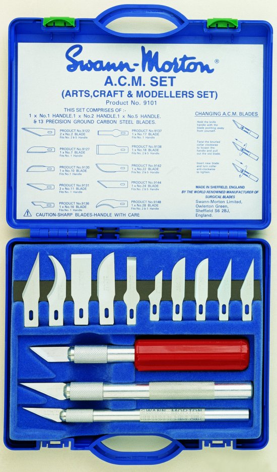 Swann Morton ACM Tool Set  product No 9101