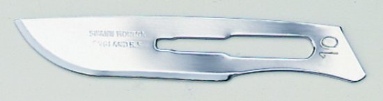 No 10 Sterile Stainless Steel Scalpel Blade Swann Morton Product No 0301 *