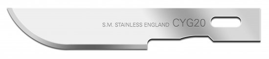 Swann Morton Cygnetic No20 CYG20 Stanless Steel Blade 5306 *