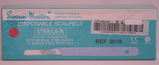 Swann Morton No 14 Disposable Scalpels 0519 Clearance offer