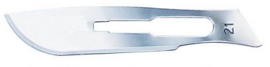No 21 Non Sterile Carbon Steel Scalpel Blade Swann Morton Product No 0107 *