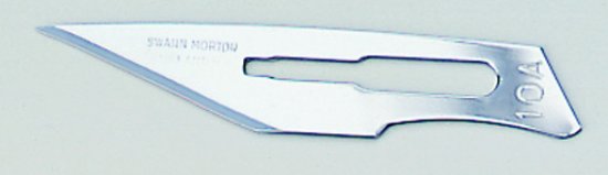 No 10A Sterile Carbon Steel Scalpel Blade Swann Morton Product No 0202