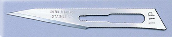 No 11P Sterile Carbon Steel Scalpel Blade Swann Morton Product No 0291