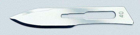 No 40 Sterile Carbon Steel Scalpel Blade Swann Morton Product No 0240