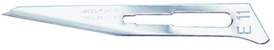 E/11 Sterile Carbon Steel Scalpel Blade Swann Morton Product No 0225