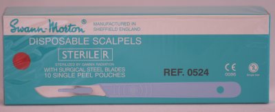 Swann Morton No 19 Sterile Disposable Scalpels 0524