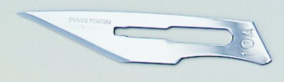 * Box of 100 No 10A Non Sterile Carbon Steel Scalpel Blade Swann Morton Product No 0102 *