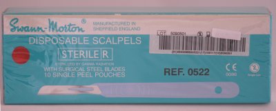 Swann Morton No 16 Sterile Disposable Scalpels 0522