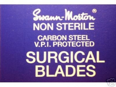 Swann Morton No 12 Guarded Sterile Disposable Scalpels 6604
