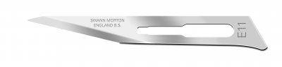 No E/11 Non Sterile Carbon Steel Scalpel Blade Swann Morton Product No 0125