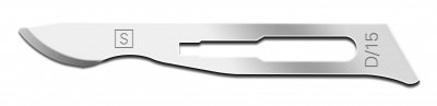 Sabre D/15 Non Sterile Carbon Steel Scalpel Blade Swann Morton Product No 0185