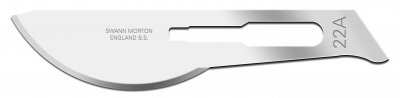 No 22A Non Sterile Carbon Steel Scalpel Blade Swann Morton Product No 0109 *