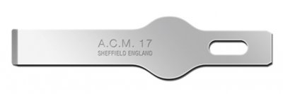 Swann Morton ACM No 17 Blade. Product No 9137 ( 5 carded )  or 9307 ( 50 Box )