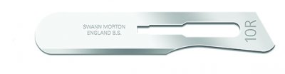 No 10R Sterile Stainless Steel Scalpel Blade Swann Morton Product No 0390