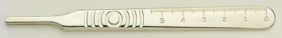 No 4 Stainless Steel Graduated Scalpel Handle Swann Morton Product No 0934