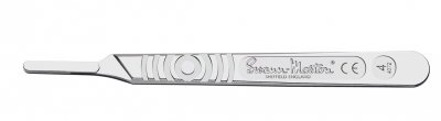 Swann Morton No 4 Stainless Steel Graduated Scalpel Handle 0934 CLR